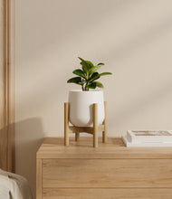 Load image into Gallery viewer, White stand:bamboo
