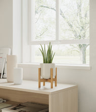 Load image into Gallery viewer, Cotton White stand:bamboo
